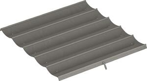 VivaGarden Copertura Pergola da Giardino 3x3 m Top con 10 Fori di Drenaggio colore Grigio Chiaro