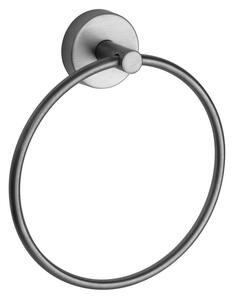 Portasalviette design ad anello in acciaio inox satinato | MIRA-S - KAMALU