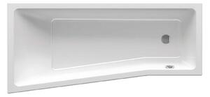 Ravak BeHappy II - Vasca da bagno asimmetrica, 1500x750 mm, dx, bianco C991000000