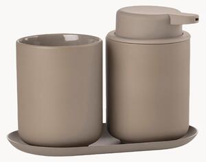 Set di 3 accessori da bagno in gres Ume