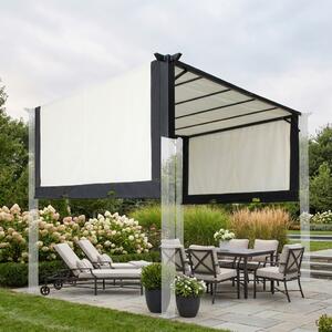 Amicasa Copertura Pergola 3x4 m Plain Poliestere 180 gr con rivestimento PA Ecr - Copertura Plain