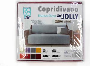 Blanco Raya Copridivano 3 posti con Laccetti e Tasche laterali in Cotone e Poliestere colore Giallo - Jolly