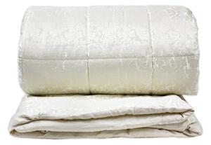 Blanco Raya Copriletto Matrimoniale Trapunta Invernale 260x260 cm Fantasia Jacquard - HTLD9144-1