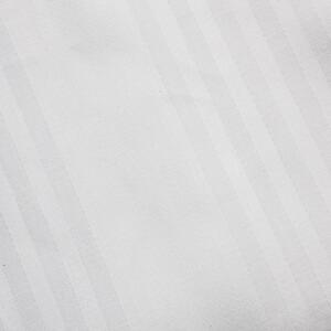 Blanco Raya Coprimaterasso Una Piazza e Mezza con Cerniera 100% Puro Cotone con motivo Jacquard 130x190+25 cm colore Bianco - 2879-1