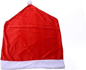 DecHome Coprisedia Natalizio con Pon Pon 60 x 48 cm colore Rosso - DS484947