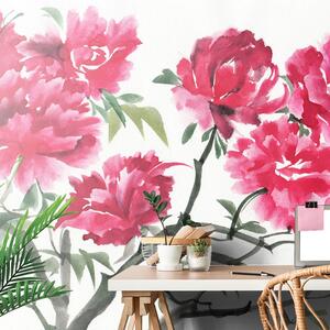 Carta da parati – Fiori di azalea
