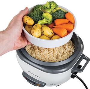 Russell Hobbs Cuociriso elettrico Risottiera Cottura a vapore Potenza 300 watt Capacit 1,4 litri colore Bianco - 27030-56