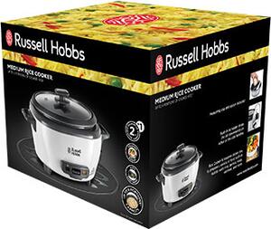 Russell Hobbs Cuociriso elettrico Risottiera Cottura a vapore Potenza 300 watt Capacit 1,4 litri colore Bianco - 27030-56