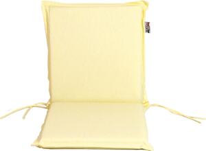 VivaGarden Cuscino imbottito Zippo Schienale Basso in Misto Cotone e Poliestere 95x48x6h cm colore Ecru - PF02117