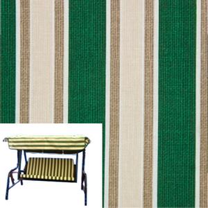 Xtra Cuscino per Dondolo da Giardino in Cotone Dimensioni 180x54x7 cm colore Verde