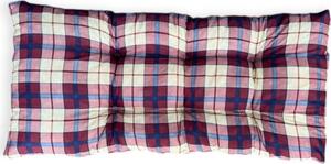 DecHome Cuscino Poltrona Relax in Cotone e Legno cm 56x16x110 h Colore Rosso - HF807067-BORD