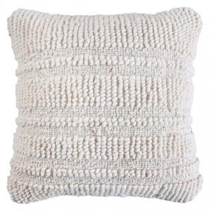 VivaGarden Cuscino Quadrato Fisso 45x45 cm in Lana Colore Bianco - WO801874