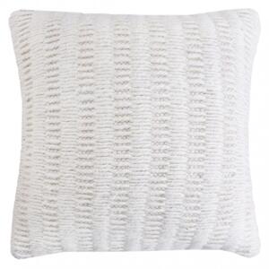 VivaGarden Cuscino Quadrato Renaud 45x45x7 cm in Cotone e Lana colore Bianco - WO801852