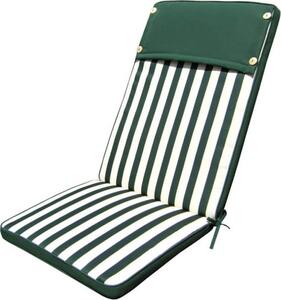 DecHome Cuscino Sao Tome Alto Fantasia Riga in Poliestere cm 113x49 Colore Verde - CU805678