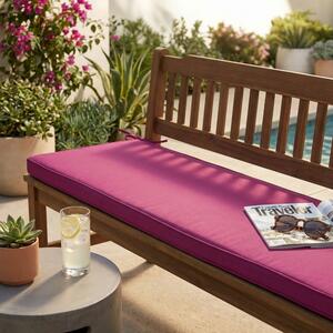 VivaGarden Cuscino Rettangolare Magenta 150x45x4 cm in Poliuretano Espanso - CU805784