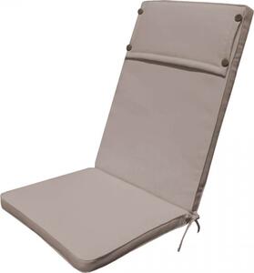 DecHome Cuscino Sao Tome Alto in Poliestere cm 113x49 Colore Tortora - CU805701