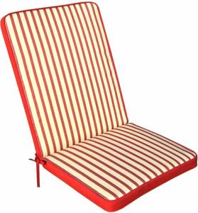 DecHome Cuscino Sao Tome Medio in Poliestere cm 95x44 Colore Rosso - CU805688