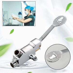 Interruttore di comando a pedale a pavimento, rubinetto, rubinetto, lavabo, acqua fredda singola