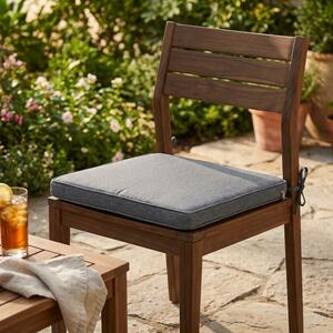 VivaGarden Cuscino Seduta Large Rettangolare Grigio Chiaro Melange sfoderabile e idrorepellente 50x45x4 cm - CU805844