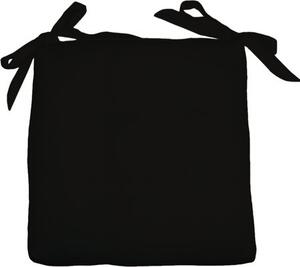 Olib Cuscino Soft con lacci 40x40xh6 cm colore Grigio Scuro - Cuscino Grigio Scuro