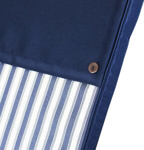 DecHome Cuscino Talco Fantasia Riga in Poliestere cm 173x47 Colore Blu - CU805725