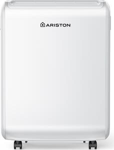 Ariston Deumidificatore Portatile per la casa muffa 10 Litri in 24 Ore Tanica 1,85 Litri Superficie 20m2 colore Bianco - DEOS10 EVO