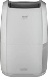 De Longhi Deumidificatore Portatile per la casa muffa 25 Litri in 24 Ore Capacit Tanica 5 Litri colore Bianco / Grigio - DDSX 225 Tasciugo Ariadry