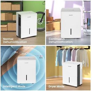 Comfee Deumidificatore Portatile per la casa muffa 50 Litri in 24 Ore Tanica 6 Litri colore Bianco - MDDP-50DEN7