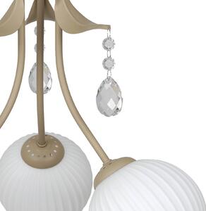 Plafoniera soffitto Celeste Milagro Lighting, dimmerabile, Ottone / Oro, Soggiorno / Sala da pranzo, Metallo, Plafoniera