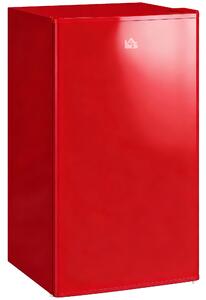 HOMCOM Frigorifero Piccolo 91L MonoPorta Reversibile con Congelatore e Temperatura Regolabile, Rosso | Aosom Italy