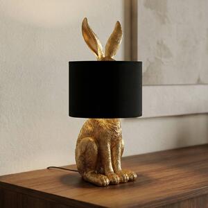 Lampada da tavolo Lorentina Lindby, Nero, Soggiorno / Sala da pranzo, Tessuto / Stoffa / Seta, Design, Lampada da tavolo
