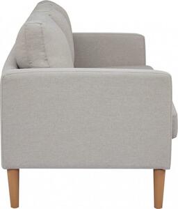DecHome Divano 3 Posti Scandinavo in Tessuto Dimensioni 177x73x82 cm colore Beige - Santa Fe