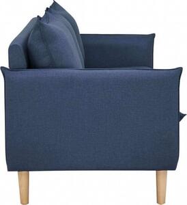 DecHome Divano 3 Posti Scandinavo in Tessuto Dimensioni 188x82x84 cm colore Blu - Ibiza