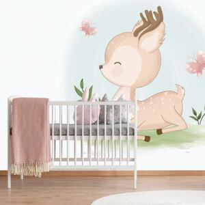 Carta da parati – Cerbiatto carino