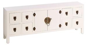 Cassettiera bassa bianca 130x50,5 cm Oriente - Ixia