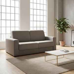 DecHome Divano Letto 3 Posti Moderno in Tessuto Antimacchia Dimensioni 200x98x86 cm colore Tortora - Kriog