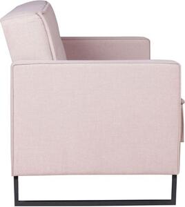 DecHome Divano Letto 3 Posti Moderno Vano Contenitore in Velluto Dimensioni 210x85x87 cm colore Rosa Antico - Legen
