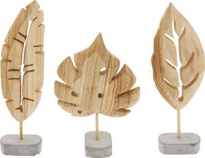 Set 3 oggetti decorativi Blatt
