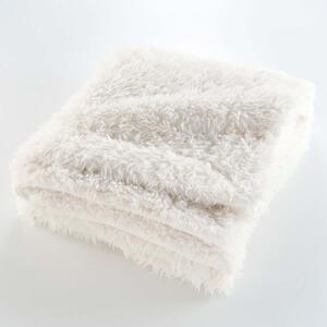 Coperta color crema in pelliccia finta 220x240 cm Mouton – douceur d'intérieur