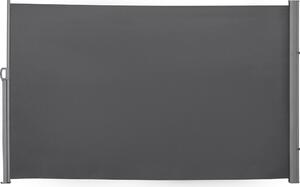 VivaGarden Divisorio da Esterno Estensibile 3x1.8m Poliestere Anti UV e Alluminio colore Grigio