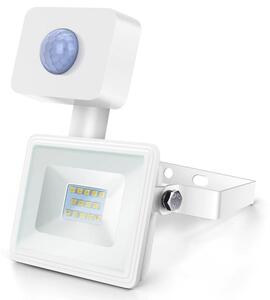 Aigostar - Proiettore LED con sensore LED/10W/230V 4000K IP65 bianco