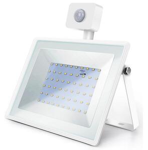 Aigostar - Proiettore LED con sensore LED/50W/230V 4000K IP65 bianco