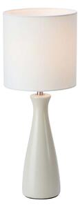 Lampada da tavolo color crema con paralume in tessuto (altezza totale 42 cm) Birillo – Markslöjd