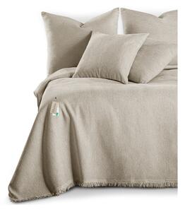 Copriletto beige in ciniglia 220x240 cm Talo – Filumi