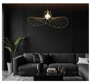 SOMBRERO SOSPENSIONE SINGOLA IN METALLO NERO,ORO O BIANCO ORIGINALE LAMPADINA ATTACCO E27