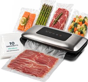 Macchina Sottovuoto e Sigilla 110W Forza Aspirante -600mBar per Alimenti