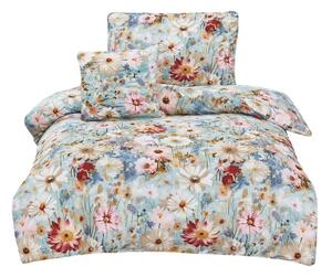 Set copripiumino e federa in microsatinato per letto singolo 3 pezzi 140x200 cm Rachel – My House