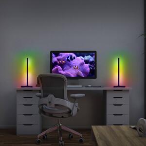 OSRAM SMART+ Lampada da tavolo WiFi CORNER MAGIC, nera 43 cm RGB MAGIC, Nero, Soggiorno / Sala da pranzo, Alluminio, Moderno