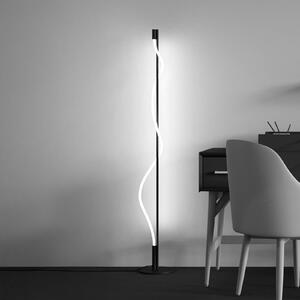 Maytoni Lampada da terra a LED Tau, Nero, Soggiorno / Sala da pranzo, Alluminio, Moderno, Lampada LED da terra