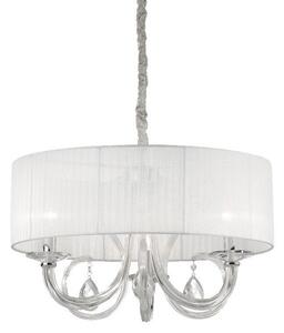 Ideal Lux Swan SP3 lampadario classico soggiorno in vetro soffiato e lavorato a mano E14 40W